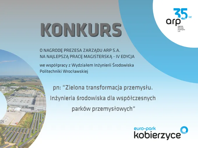 Obraz: Ruszyła IV edycja Konkursu o Nagrodę Prezesa Zarządu ARP S.A.
