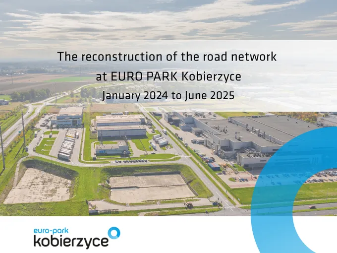 Obraz: The reconstruction of the road network at EURO-PARK Kobierzyce has been completed