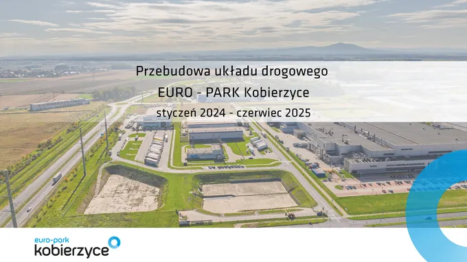 Obraz: Przebudowa układu drogowego na terenie EURO-PARK Kobierzyce zakończona